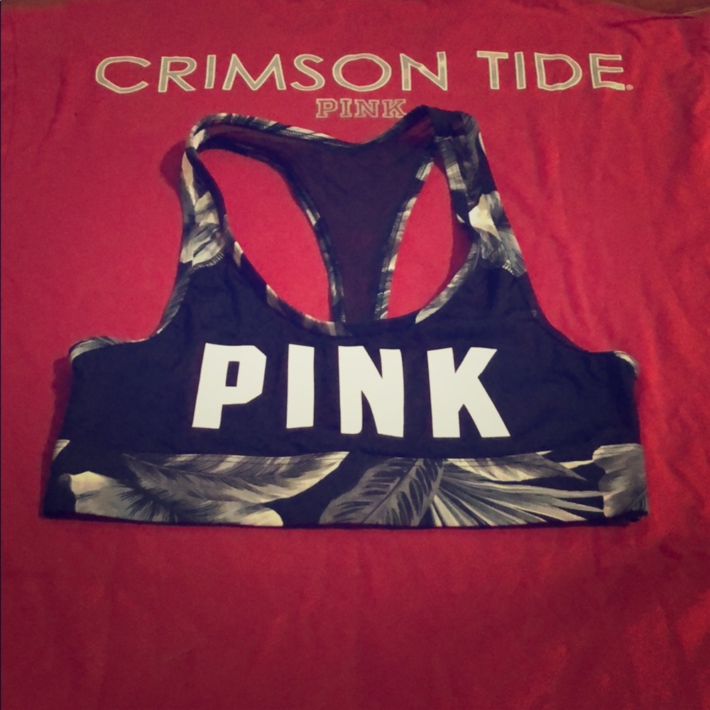 Pink Victoria’s secret sport bra